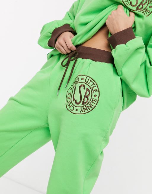 Little Sunny Bite oversized joggers with logo co-ord