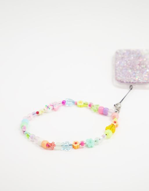LMNADE - Breloque pour téléphone à perles multicolores