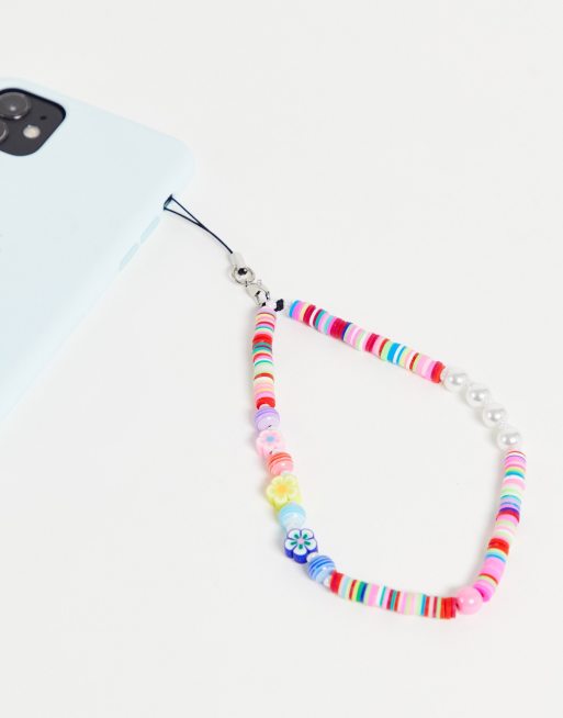 LMNADE Flowers & Pearls Phone Charm