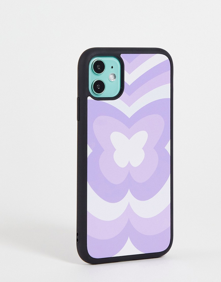 LMNADE Lilac Butterfly iPhone Case-Purple