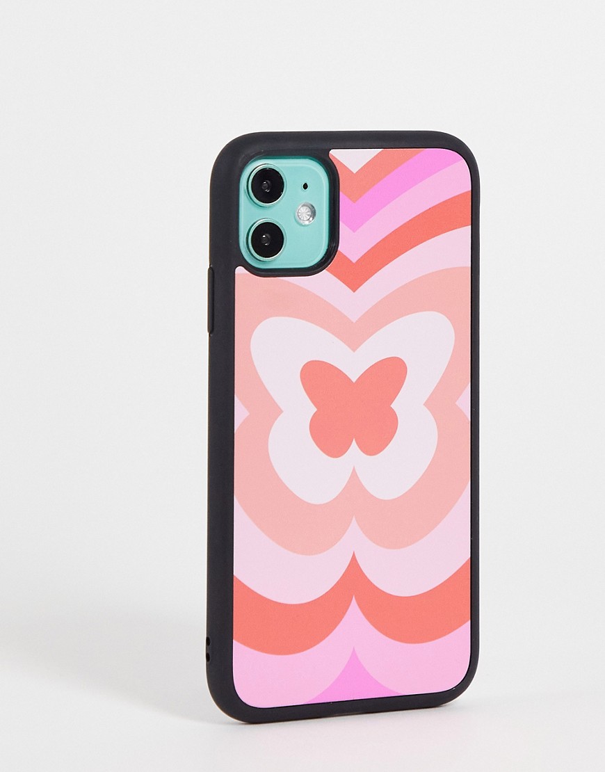 LMNADE Pink Butterfly iPhone Case