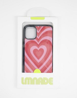 LMNADE Red Hearts iPhone Case