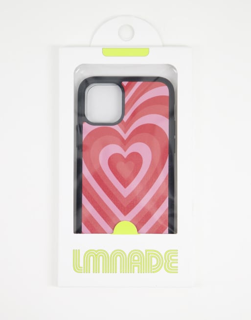 LMNADE Red Hearts iPhone Case 
