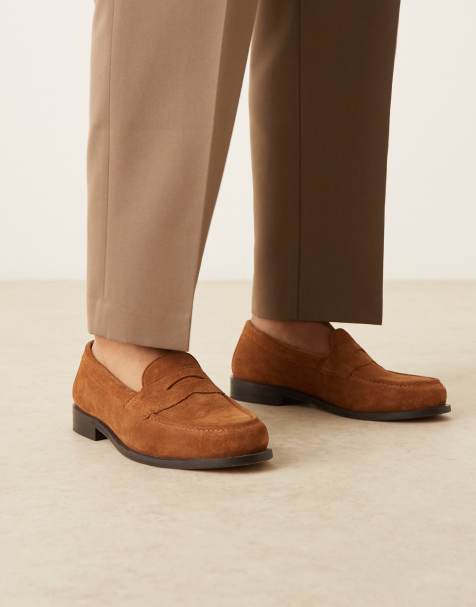 loafers i brunt ruskind fra ASOS DESIGN - view 1
