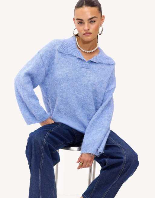 Loavies A meadow for two jumper in blue, 3 of 4