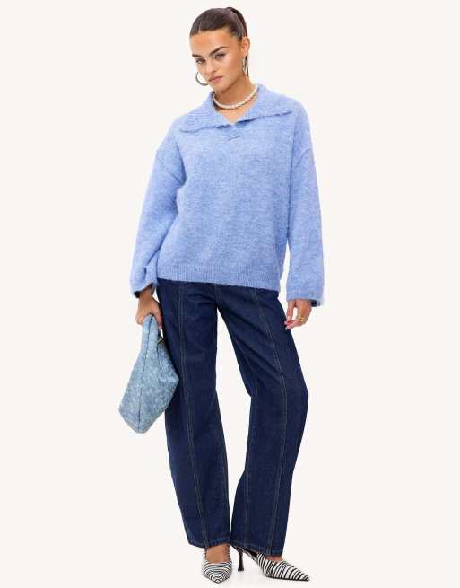 Loavies A meadow for two jumper in blue, 4 of 4