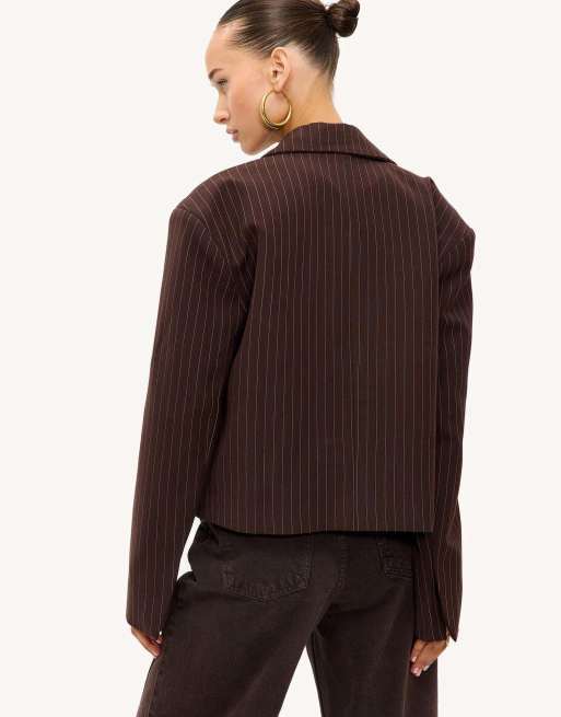 Loavies Basically perfect love brown blazer in brown, 2 of 4