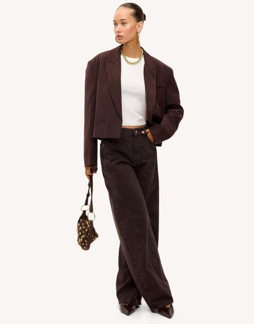 Loavies Basically perfect love brown blazer in brown, 4 of 4