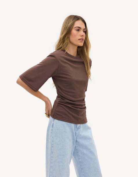 Loavies Beneath the stars brown top in brown - view 1