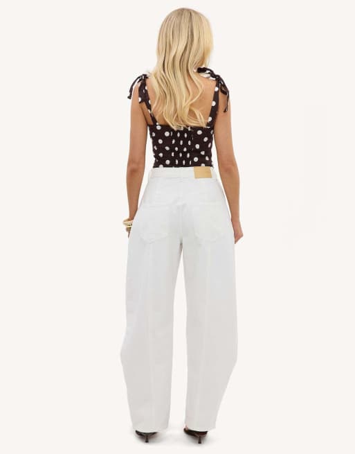 Loavies Blissful breeze balloon jeans in offwhite, 3 of 4