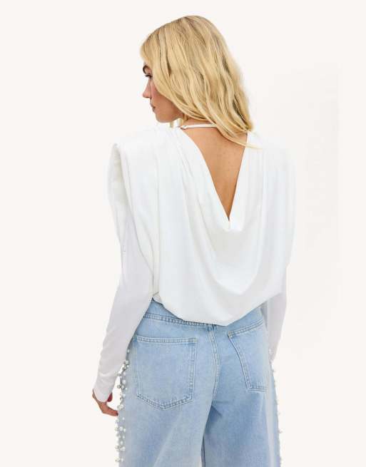 Loavies Close to perfect bodysuit in white, 3 of 4