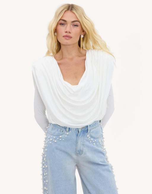 Loavies Close to perfect bodysuit in white, 4 of 4