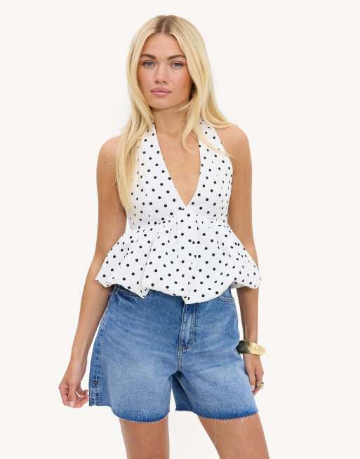 Loavies Devotion like this denim shorts in light blue, 3 of 4