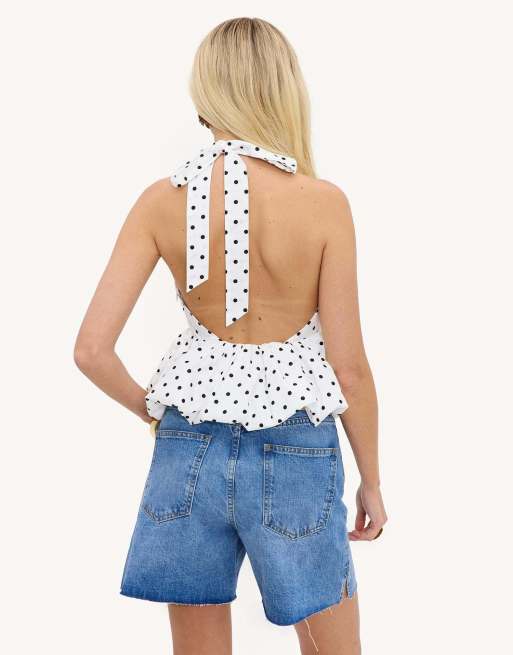 Loavies Devotion like this denim shorts in light blue, 4 of 4