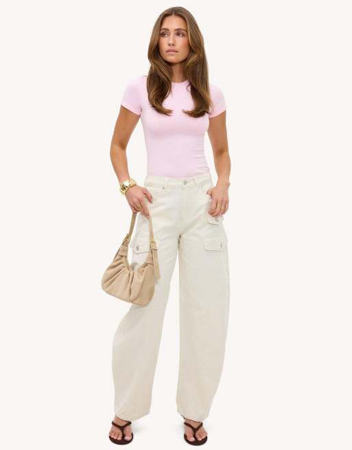 Loavies Go your own way balloon jeans in offwhite, 2 of 4