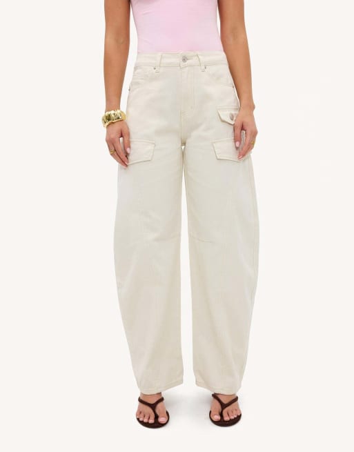 Loavies Go your own way balloon jeans in offwhite, 3 of 4