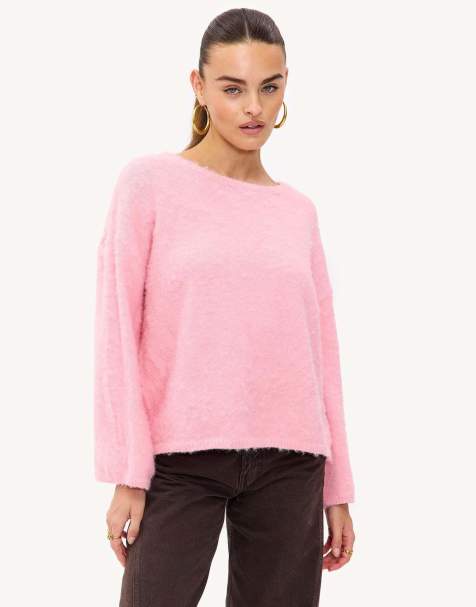 Loavies He garden’s whisper lange mouwen knit top in pink - view 1