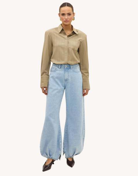 Loavies Heavenly embrace balloon jeans in blue - view 1