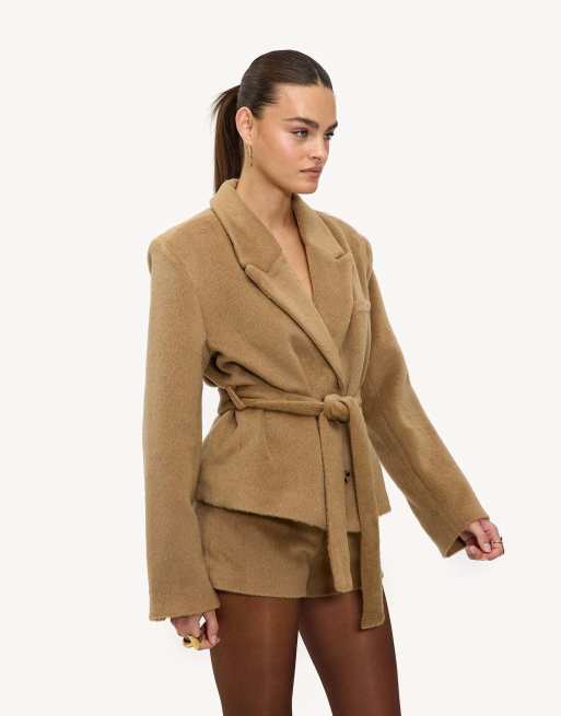 Loavies In your arms blazer in brown, 3 of 4