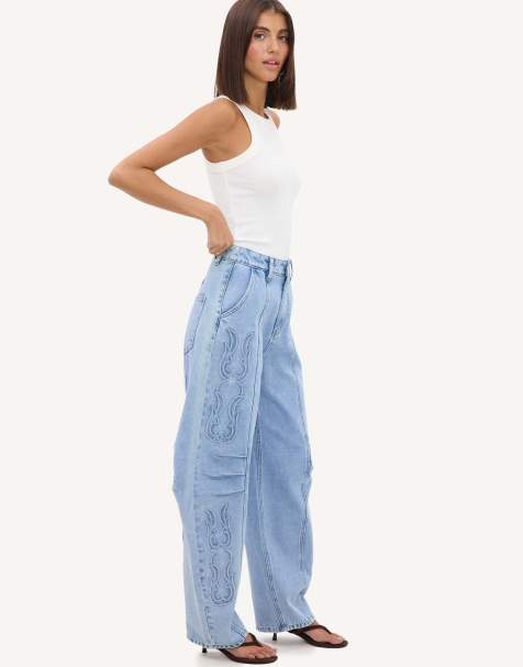 Loavies The story of us balloon jeans in light blue - view 1