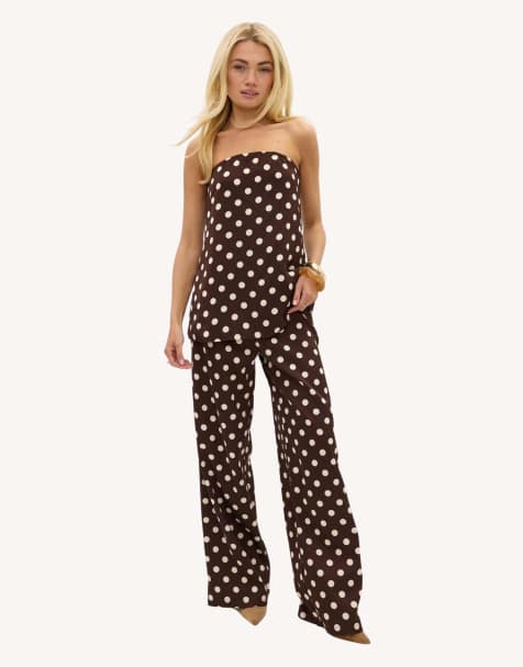 Loavies The vow that ensures polda-dot trousers in brown - view 1