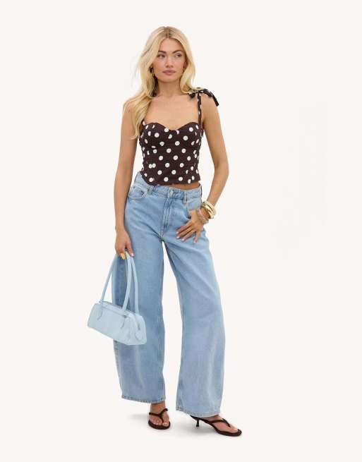 Loavies Timeless moments polka dot top in black, 2 of 4
