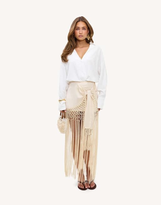 Loavies Whisper soft white v-neck blouse in white, 2 of 4