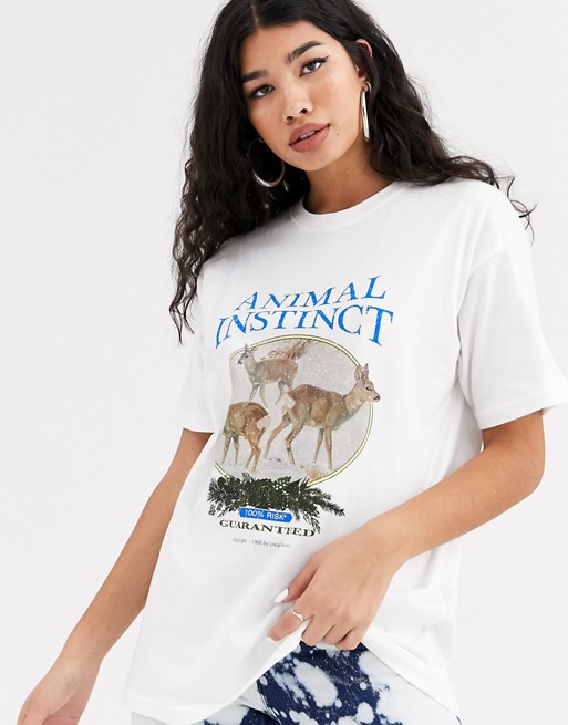 Local Heroes relaxed t-shirt with vintage animal graphic