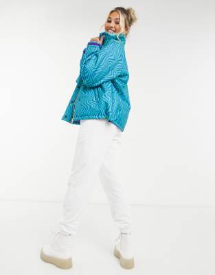 zip front puffer jacket