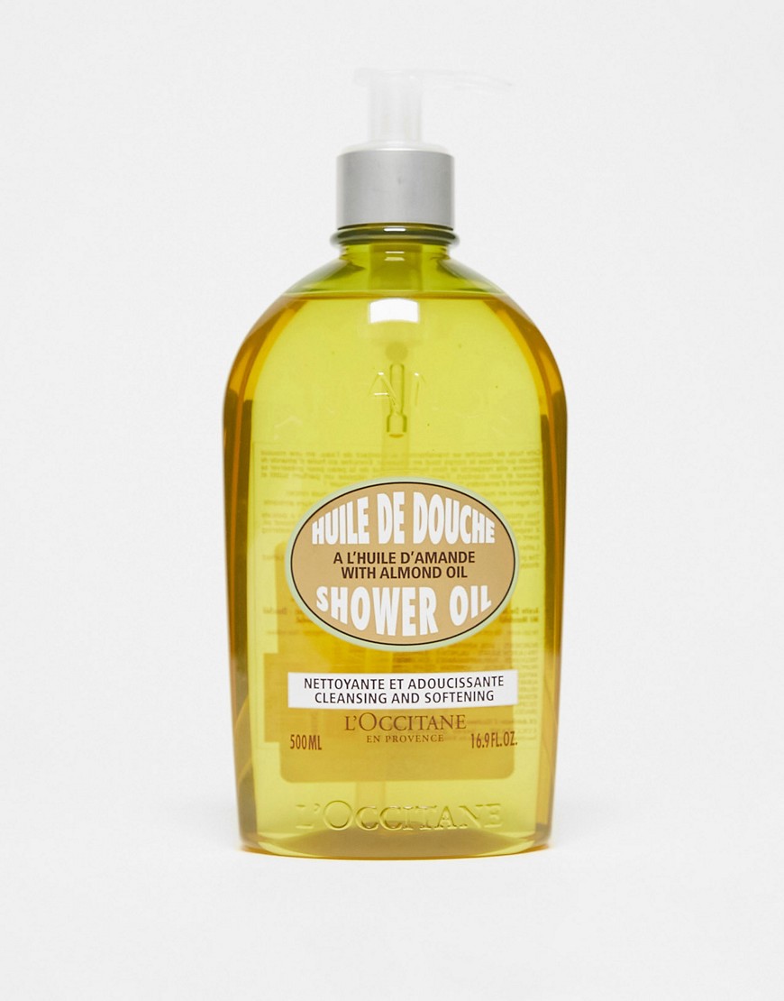 L’Occitane Deluxe Almond Shower Oil 500ml-No colour