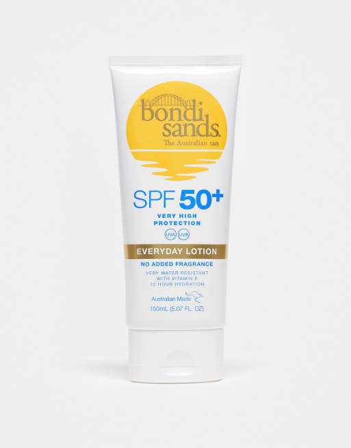 Loción protectora con FPS50+ sin perfume de 150 ml de Bondi Sands