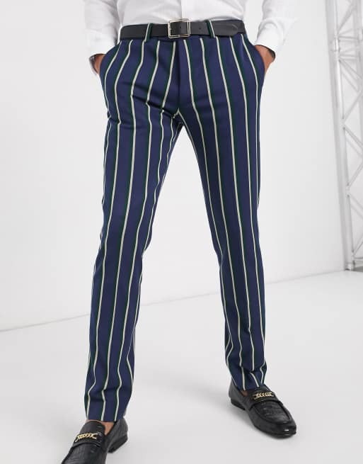 Striped pants cheap mens asos