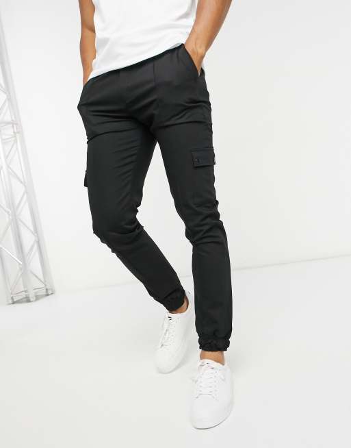 Textured Pants with Insert Pockets