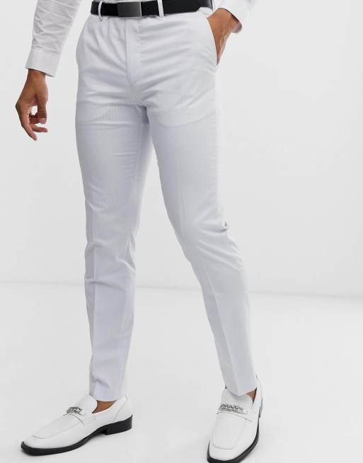 Lockstock slim double breasted suit in ice blue, 3 of 3