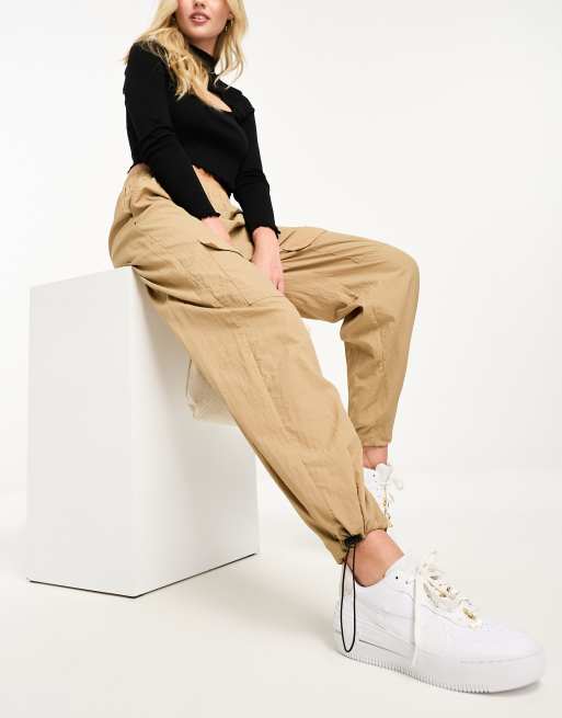 Lola May cargo pants in sand
