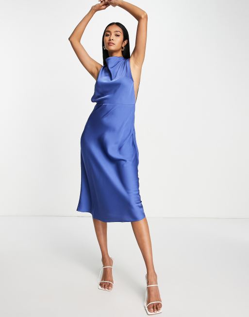 Cobalt blue best sale midi dress