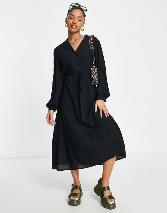 Lola May long sleeve shirt dress