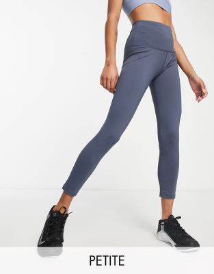 Hoxton Haus Petite seamless gym leggings co-ord in teal