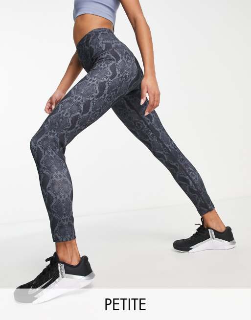 Lola May Petite – Leggings mit hohem Bund und Schlangenmuster