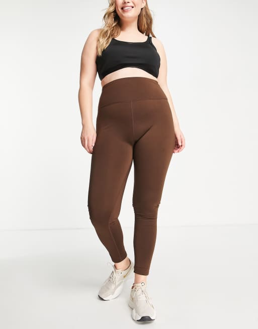 Brown leggings plus size