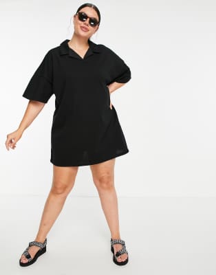 plus size polo shirt dress