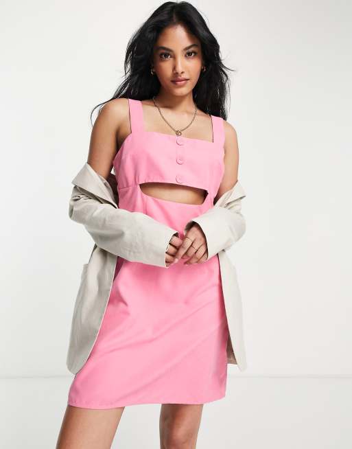 Lola May Robe courte habill e d coupe Rose ASOS