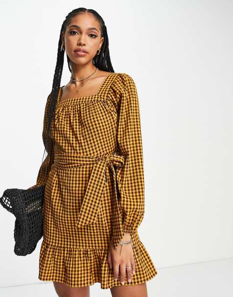 Robe col carré online asos