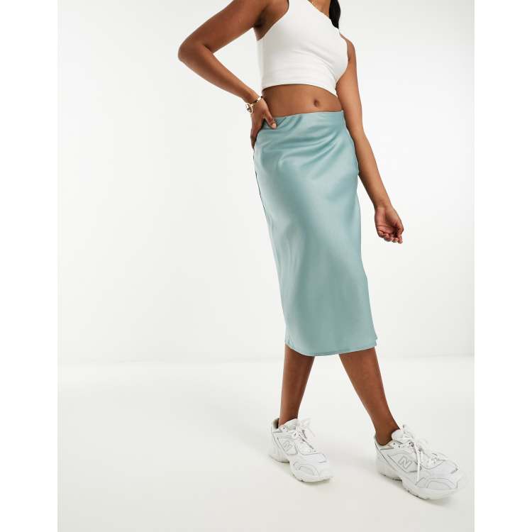 Asos midi 2024 blue skirt