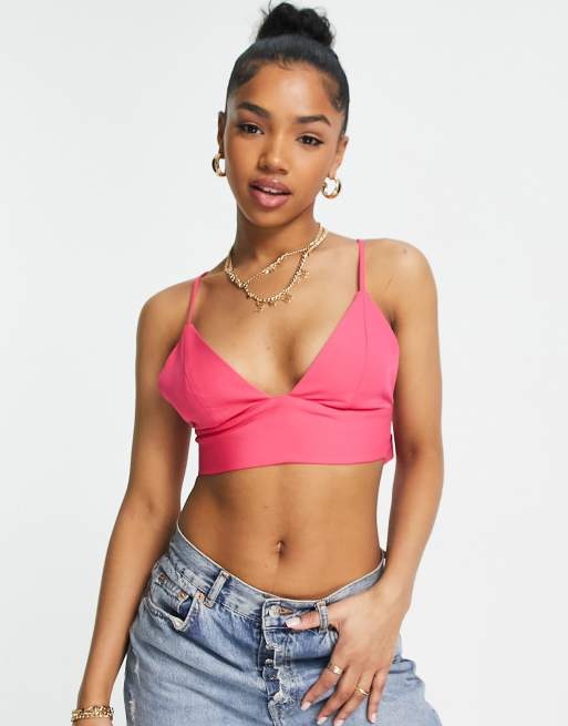 V-Neck Cropped Cami