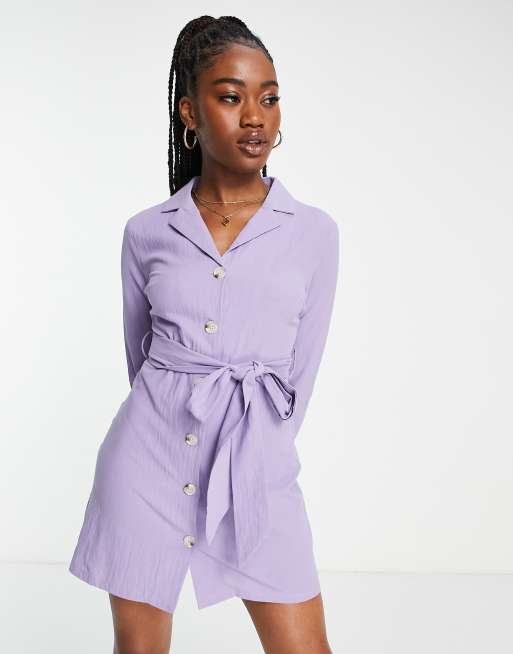 tie waist shirt dress