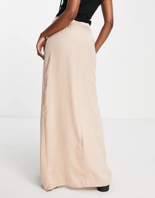 Champagne Maxi Skirt