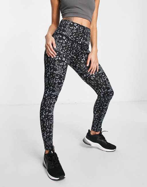 Lola May – Wzorzyste legginsy z wysokim stanem
