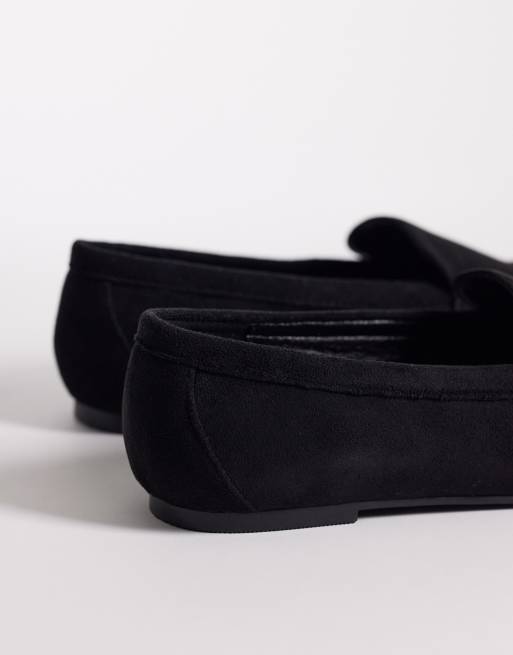 Londn Rebel - Bailey - Mocassini a pianta larga neri micro, 3 di 4