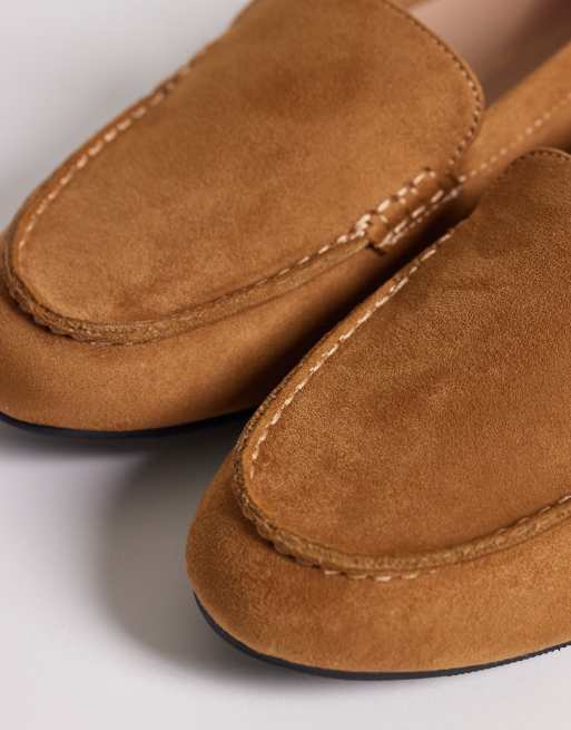 Londn Rebel Wide Fit  Bailey loafer in black tan micro , 4 of 4